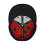 Premium 210 Fitted 2-Tone - Black/Red - S/M