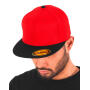 Premium 210 Fitted 2-Tone - Black/Red - S/M